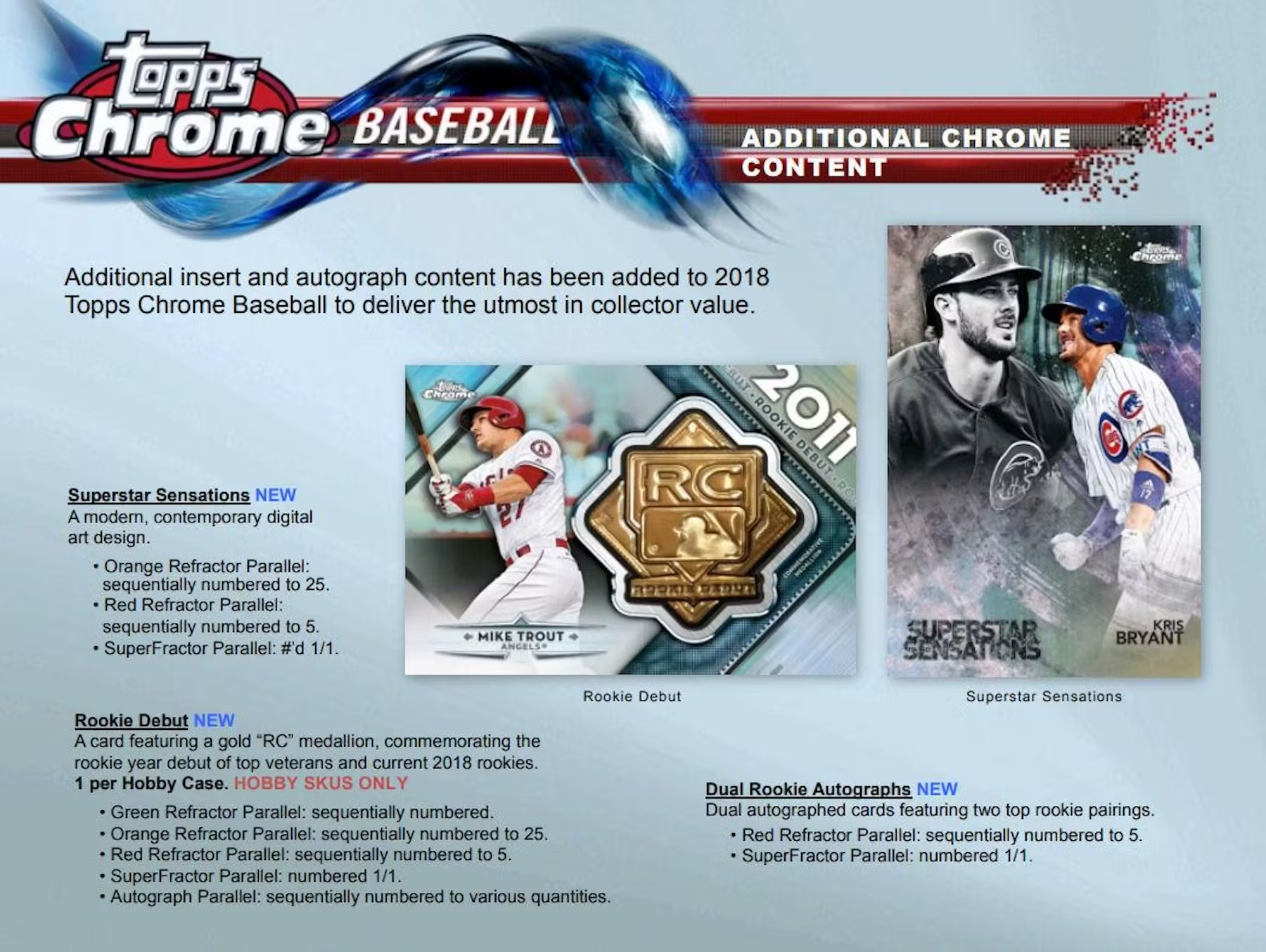 2018 Tothtpps Chthtrome Baseball Hobby Jumbo Box